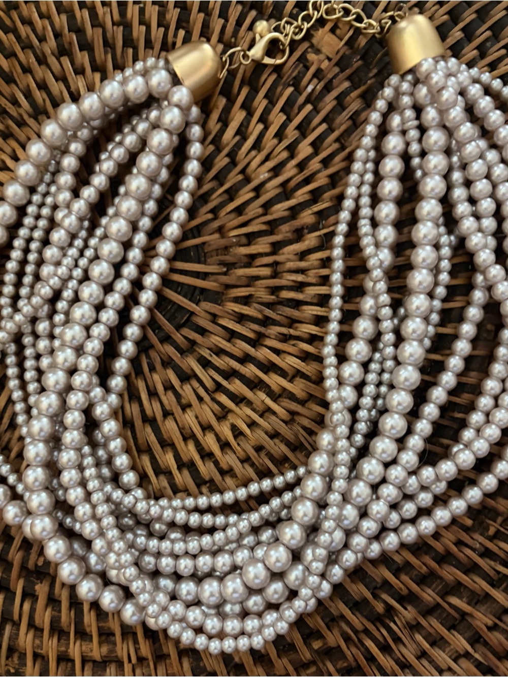 Stunning Multi-Strand Pearl Necklace
